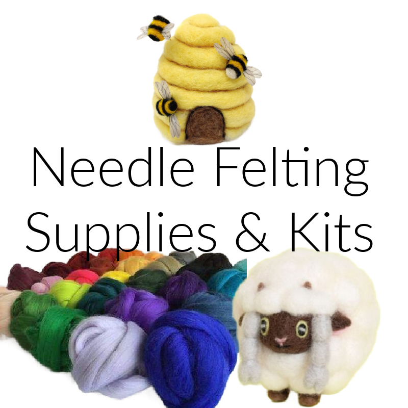 Woolbuddy Needle Felting Zebra Kit