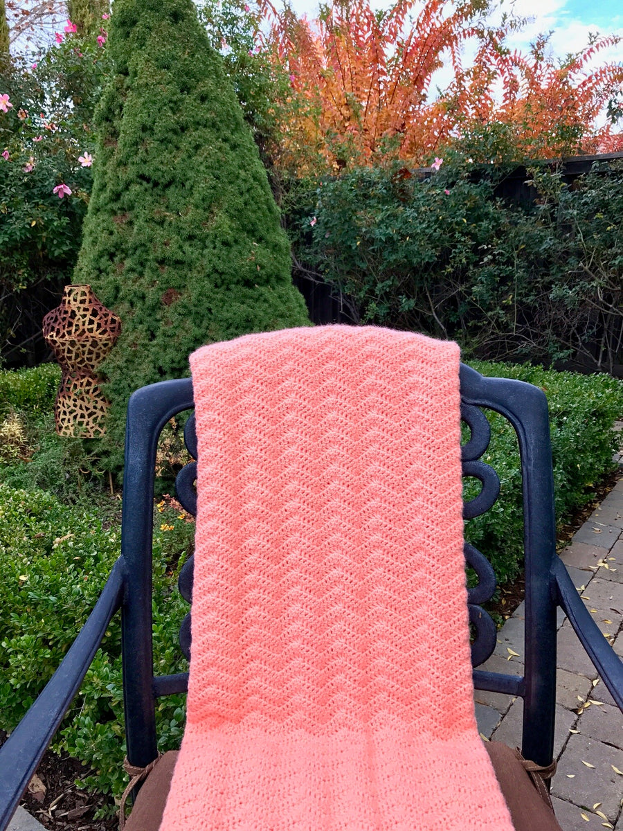 Worsted weight In Her Words Crochet Prayer Shawl kit (Design by Alice