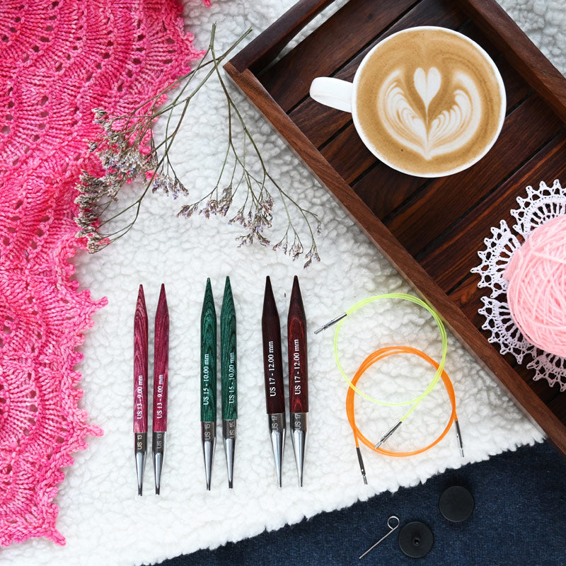 Knitter's Pride Dreamz Chunky Interchangeable Circular Needle Set