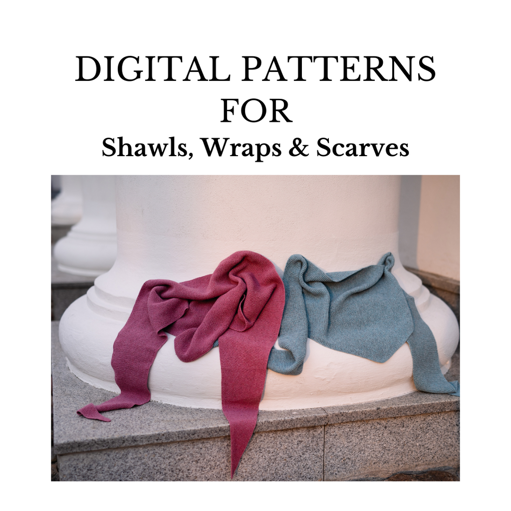 Digital Patterns for Shawls, Wraps & Scarves