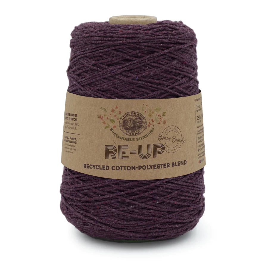 Lion Brand Yarn DIY Glow Chenille Yarn, Purple
